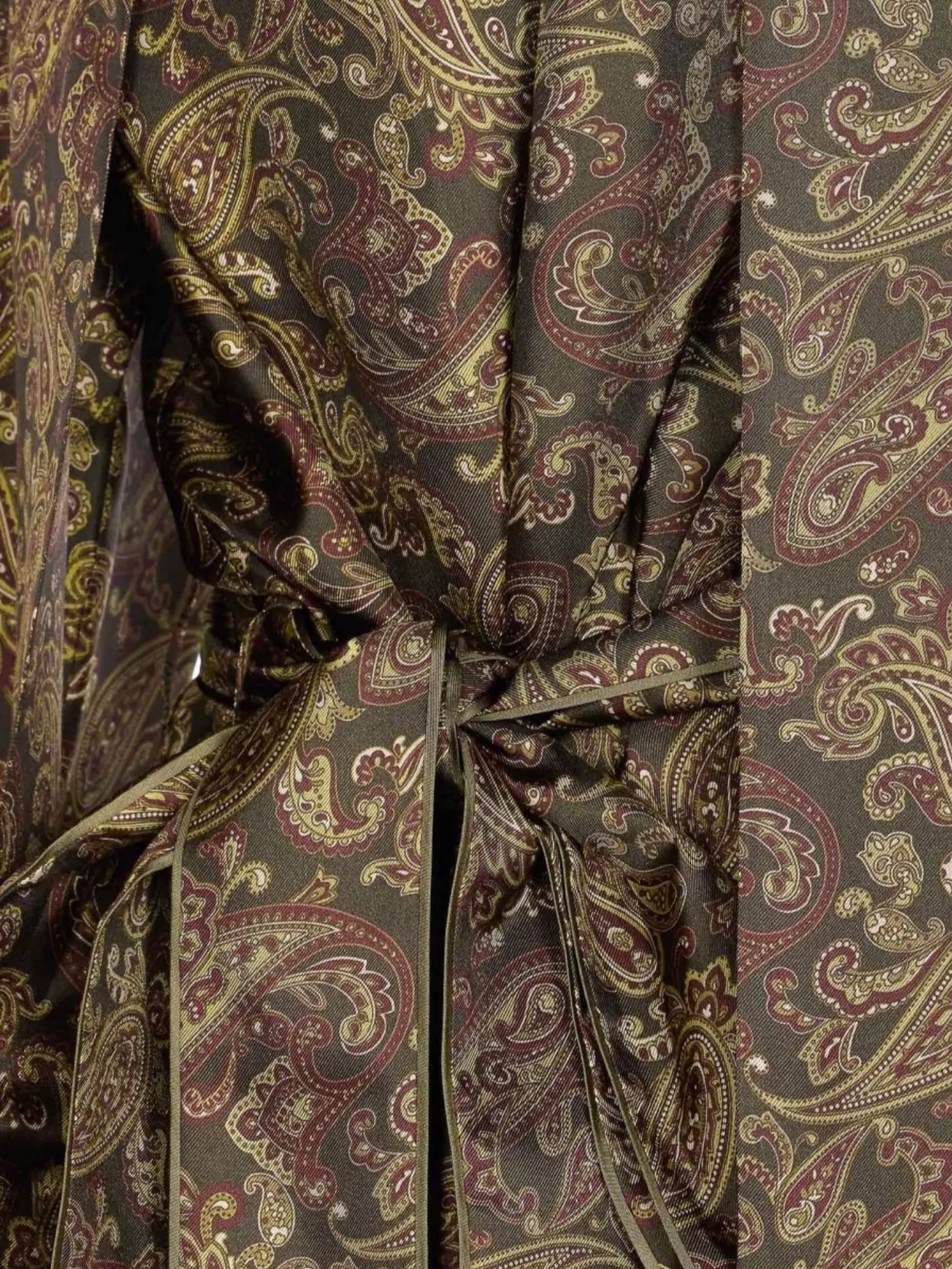 Saint Laurent Multicolor Silk Dress