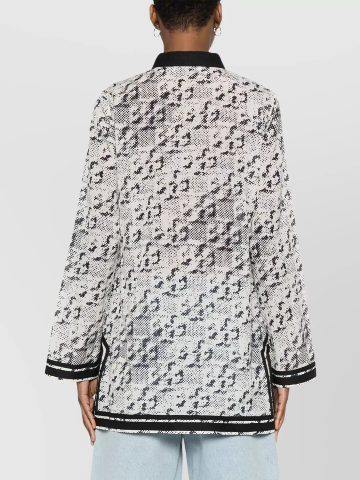 Tory Burch T Monogram Mini Tunic Dress In Metallic
