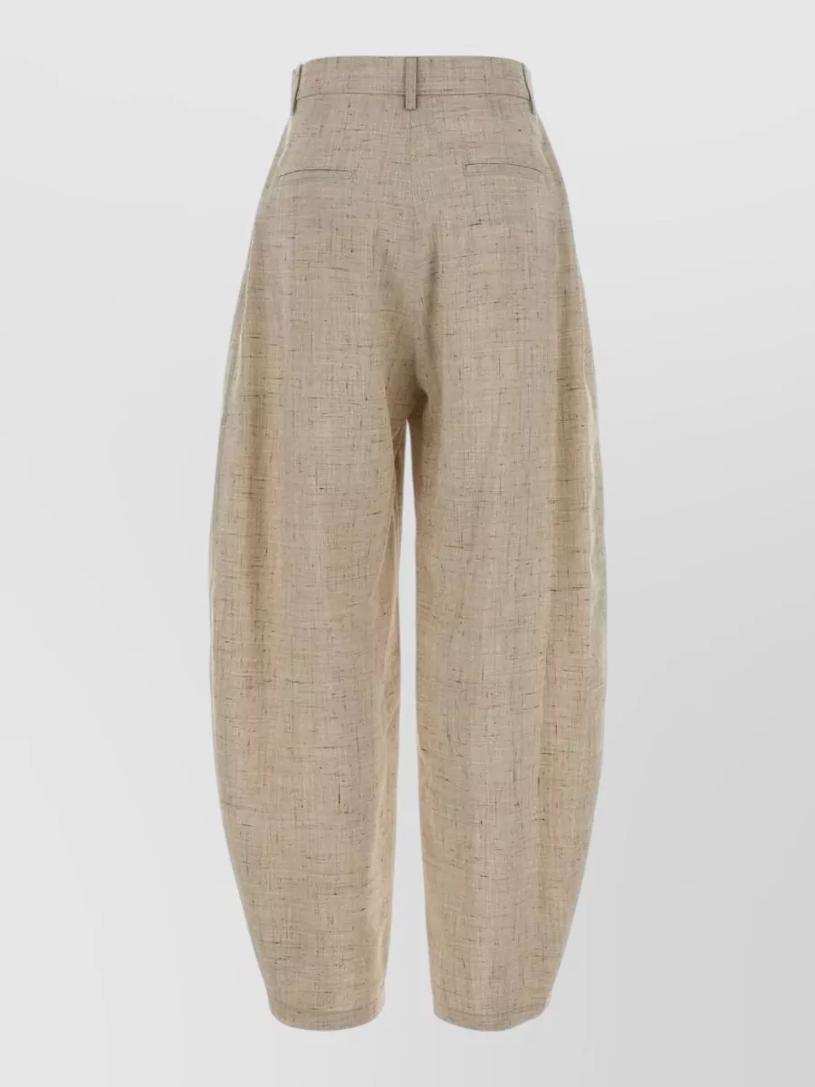 Moschino Mélange Jersey Wide-Leg Trousers
