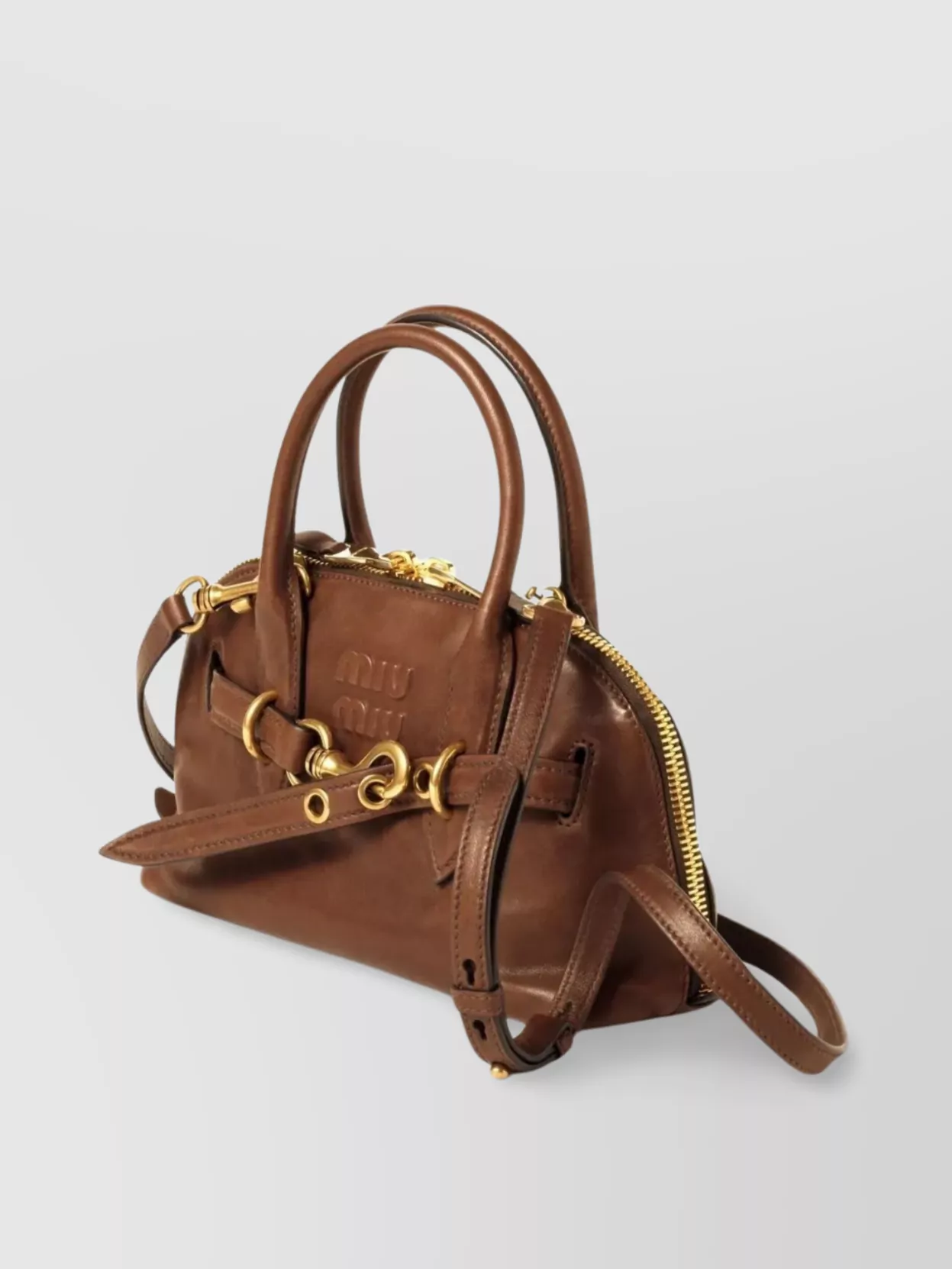 Miu Miu Lambskin Leather Shoulder Bag