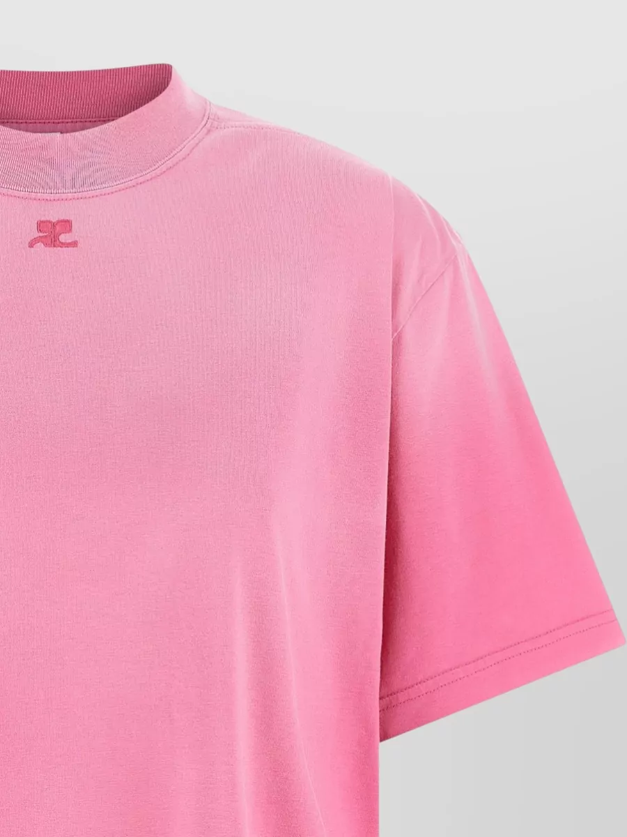 Courrèges Solarized Logo T Shirt Short Sleeve Dress