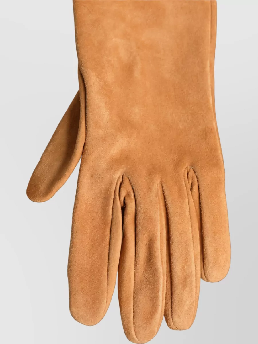 Dolce&Gabbana Leather Elbow-Length Gloves