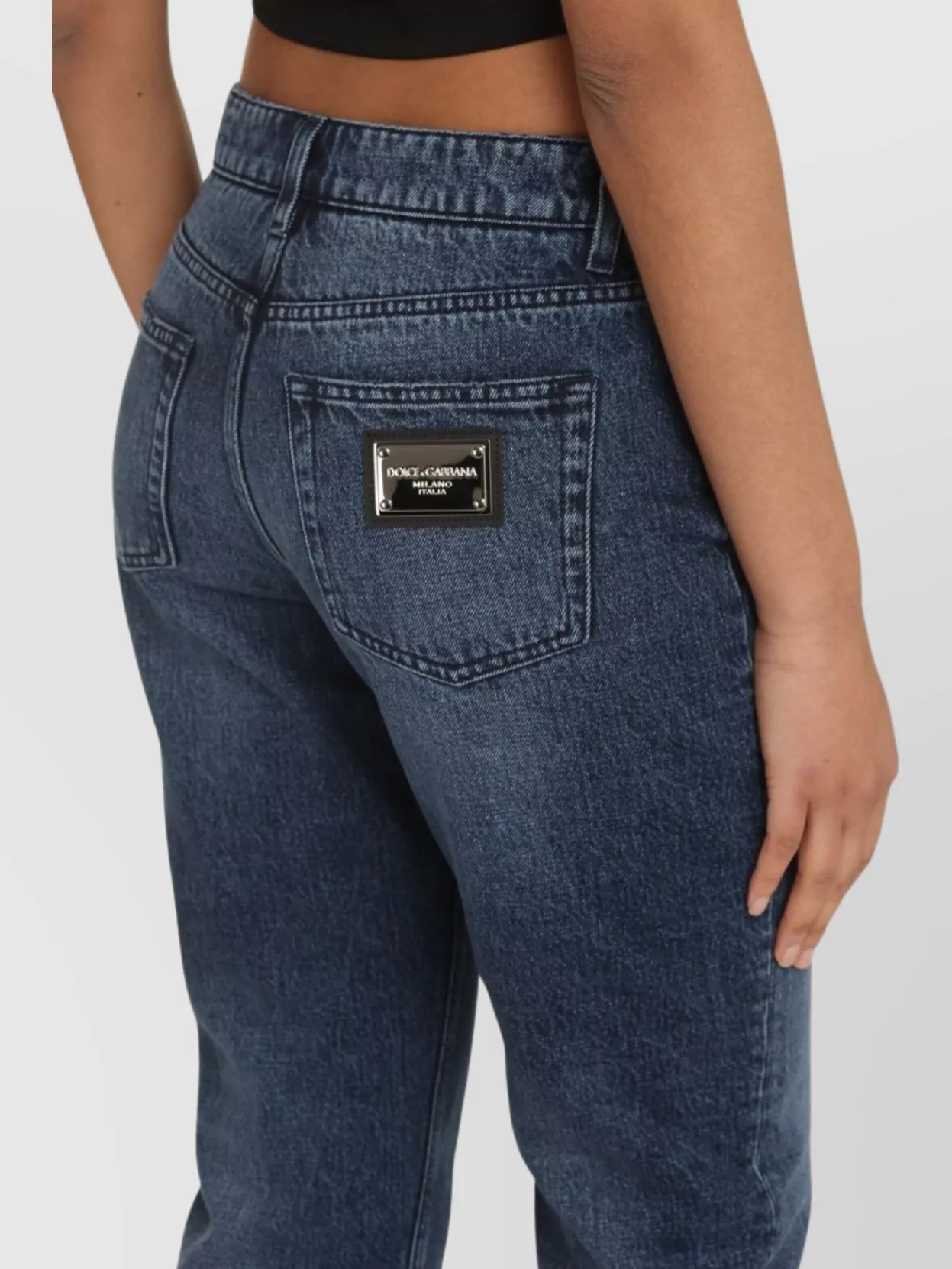 Dolce&Gabbana Relaxed Fit Denim Trousers