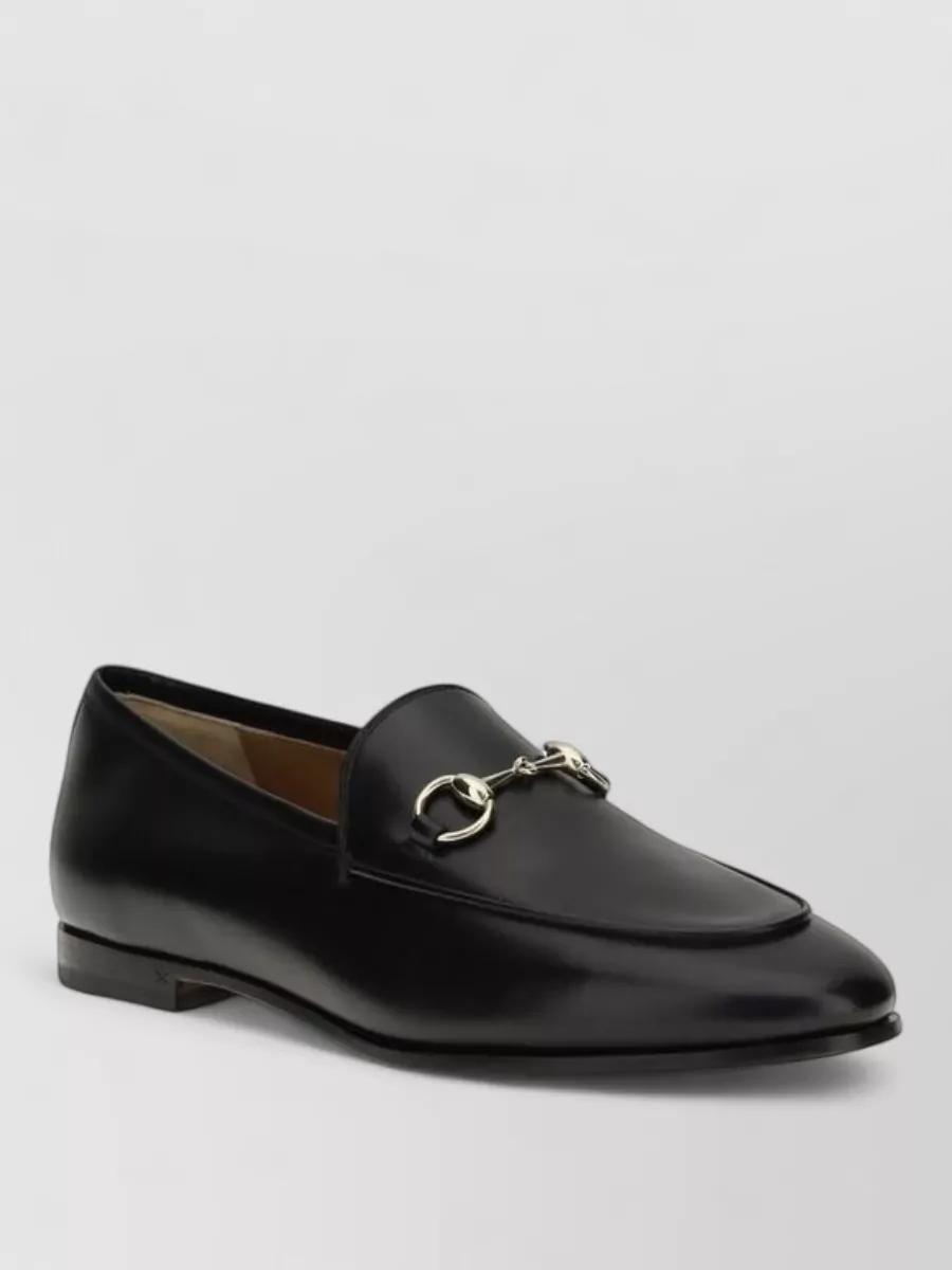 Gucci leather slip-on loafers