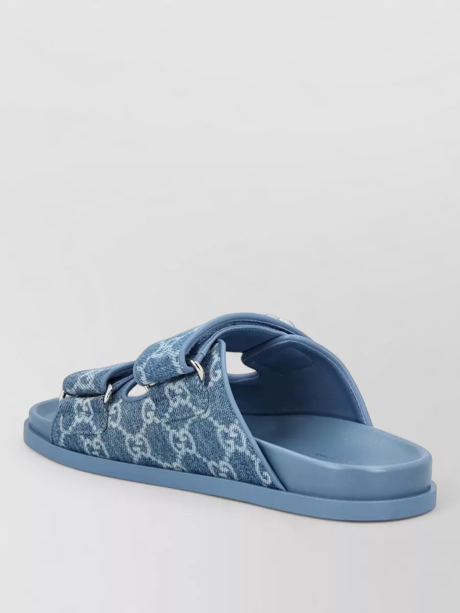 Gucci Denim Slide Sandals