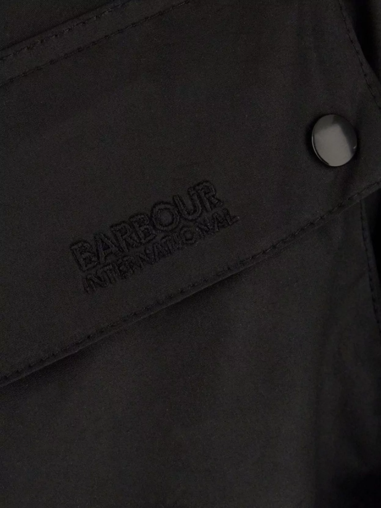 Shop Barbour Cotton International A7 Pacemaster Jacket In Black