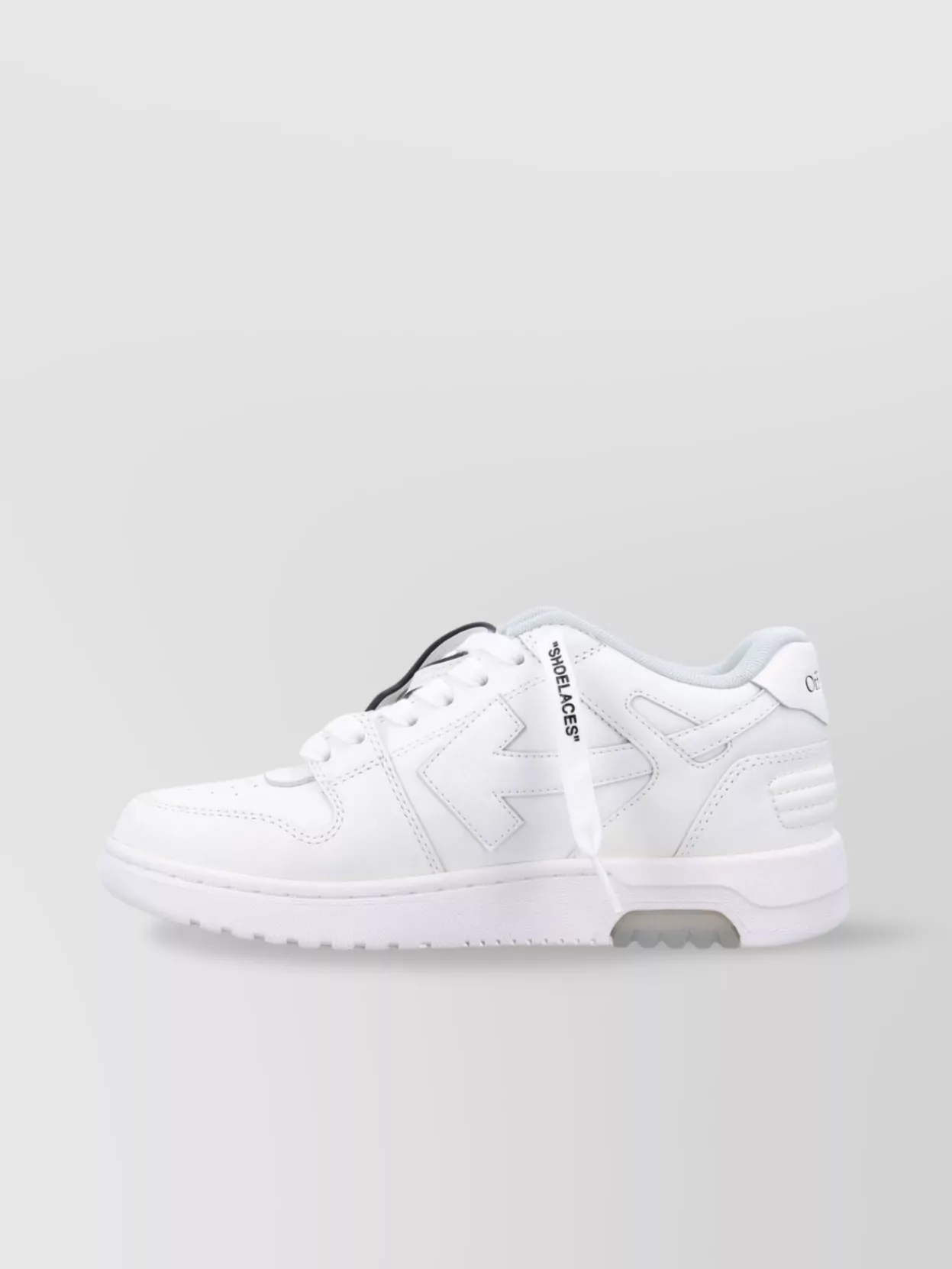 Off-White Leather Low-Top Sneakers