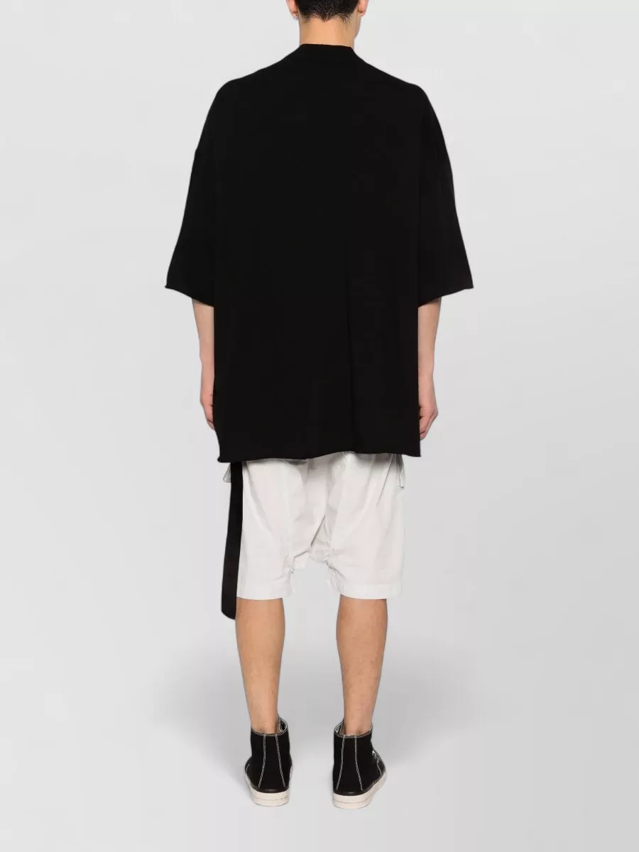 Rick Owens Drkshdw Cotton Temple Of Love Print Oversized T-Shirt