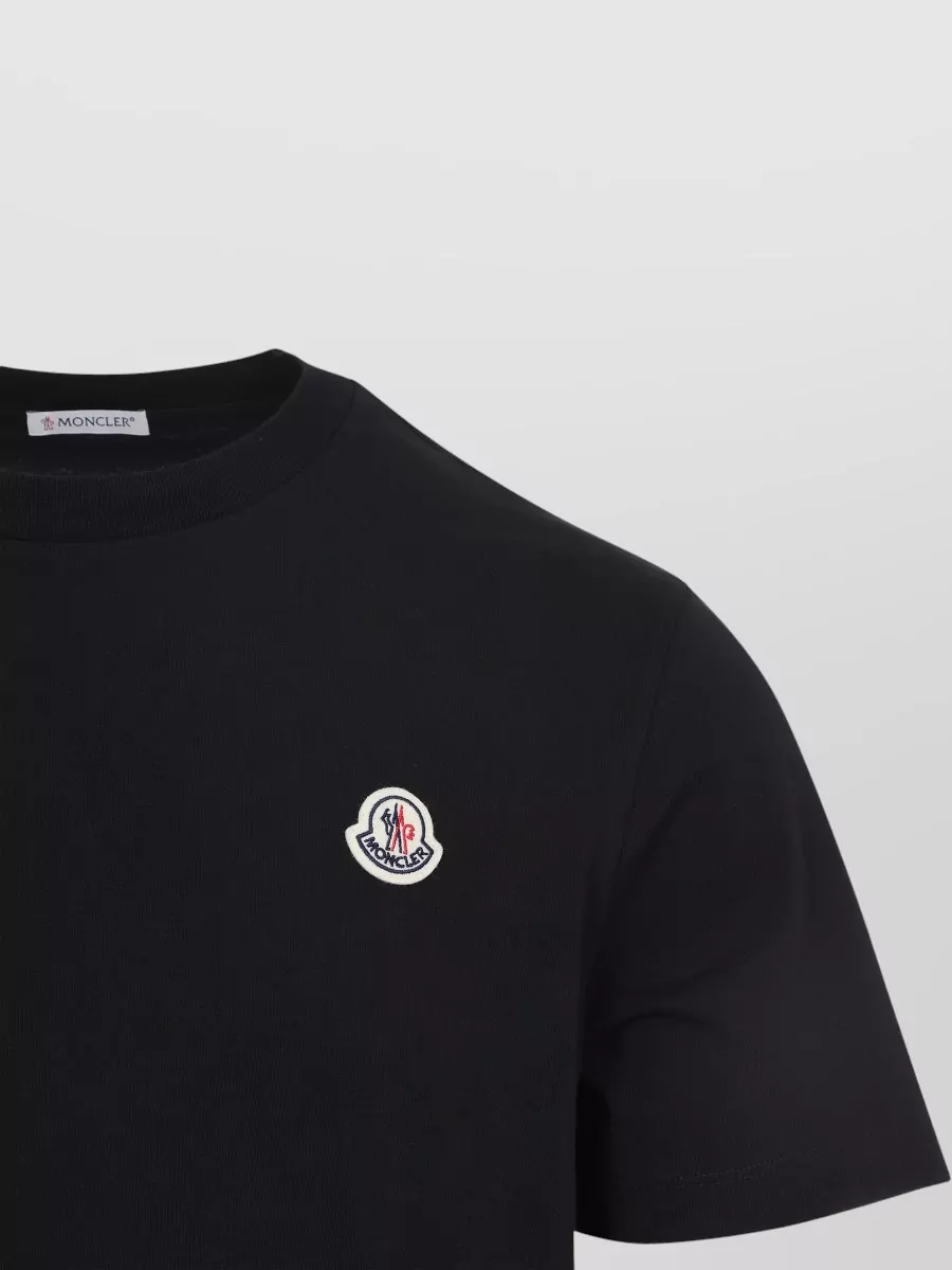 Moncler Short Sleeve Crew Neck Cotton T-Shirt