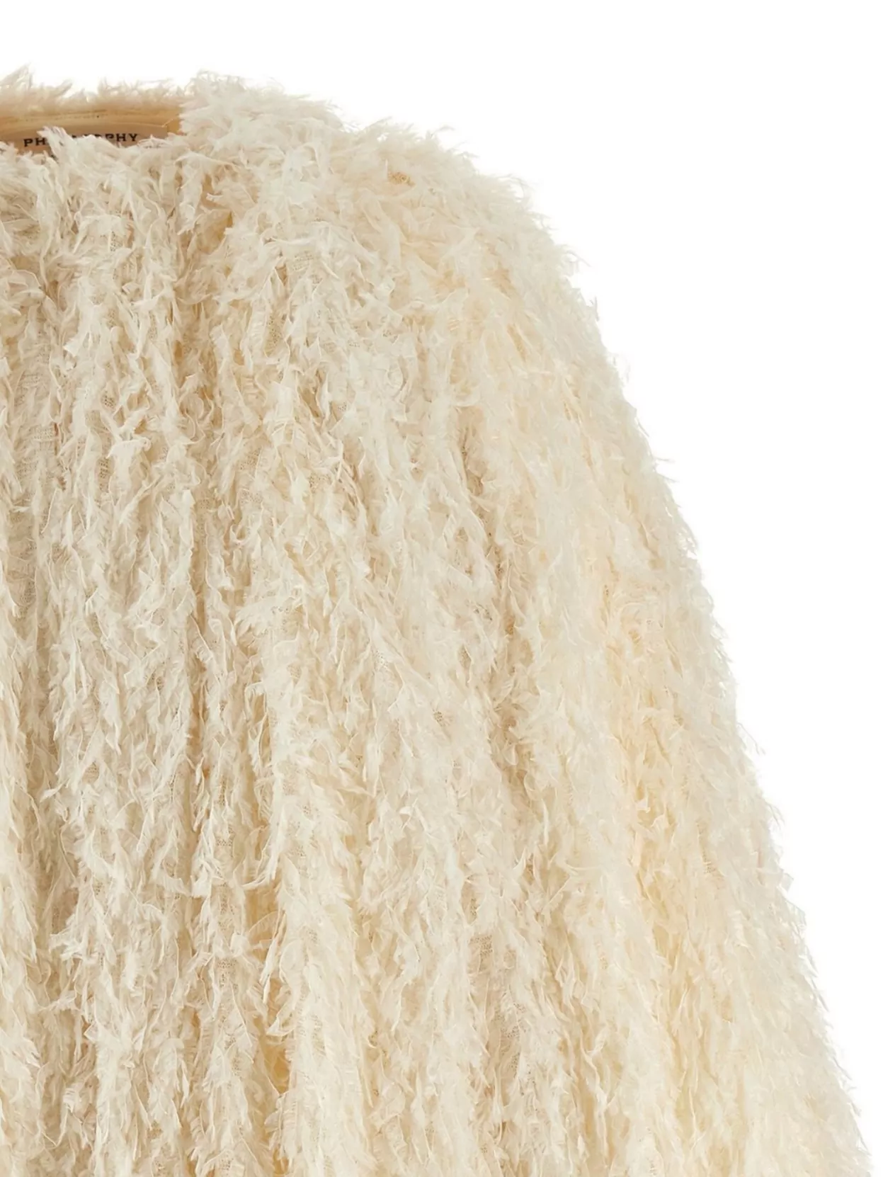 PHILOSOPHY LIGHTWEIGHT COAT WITH TEXTURED FEATHER FINISH