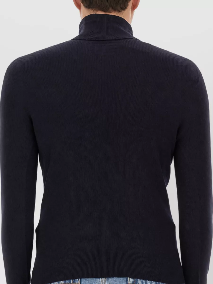 Balmain Merino Wool Turtleneck T-Shirt
