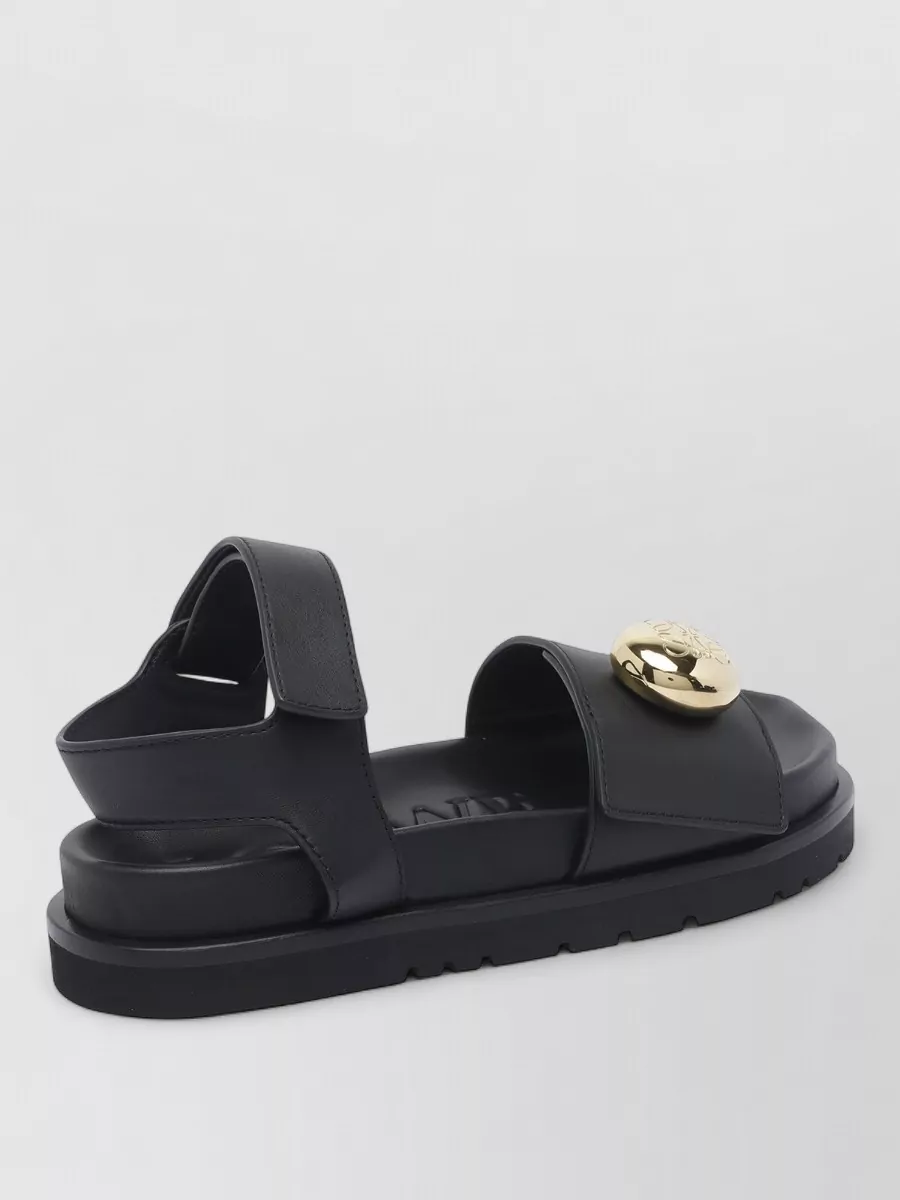 Loewe Leather Flat Sandals