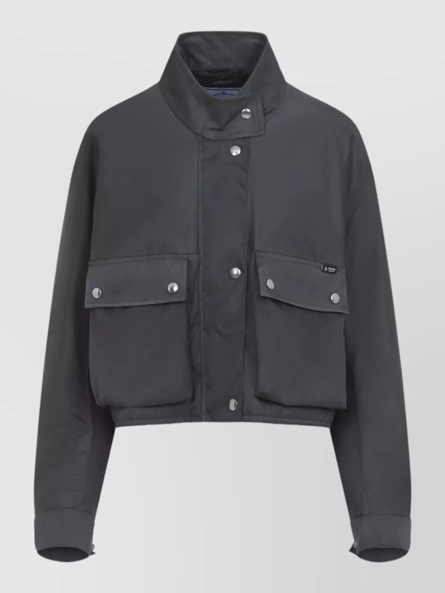 Prada cropped single-breasted jacket