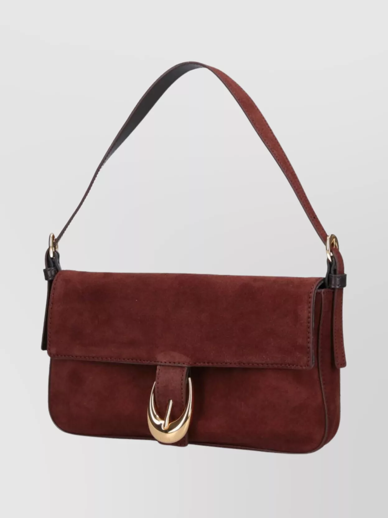 Staud Suede Shoulder Bag Adjustable Strap