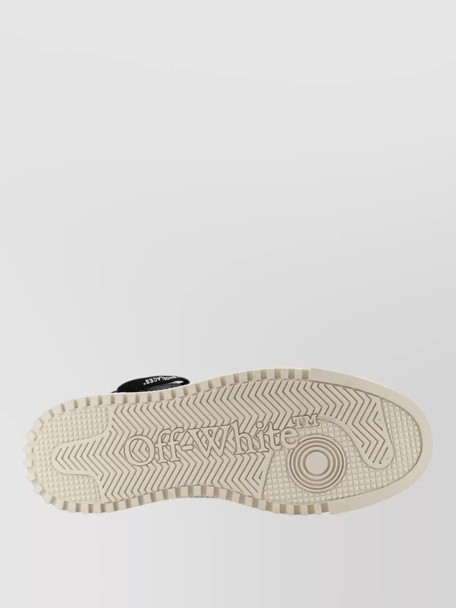 Off-White Leather High-Top Sneakers