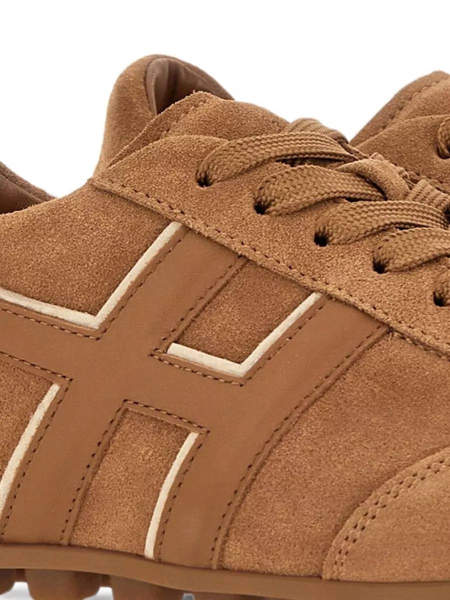 Hogan Leather Lace-Up Sneakers