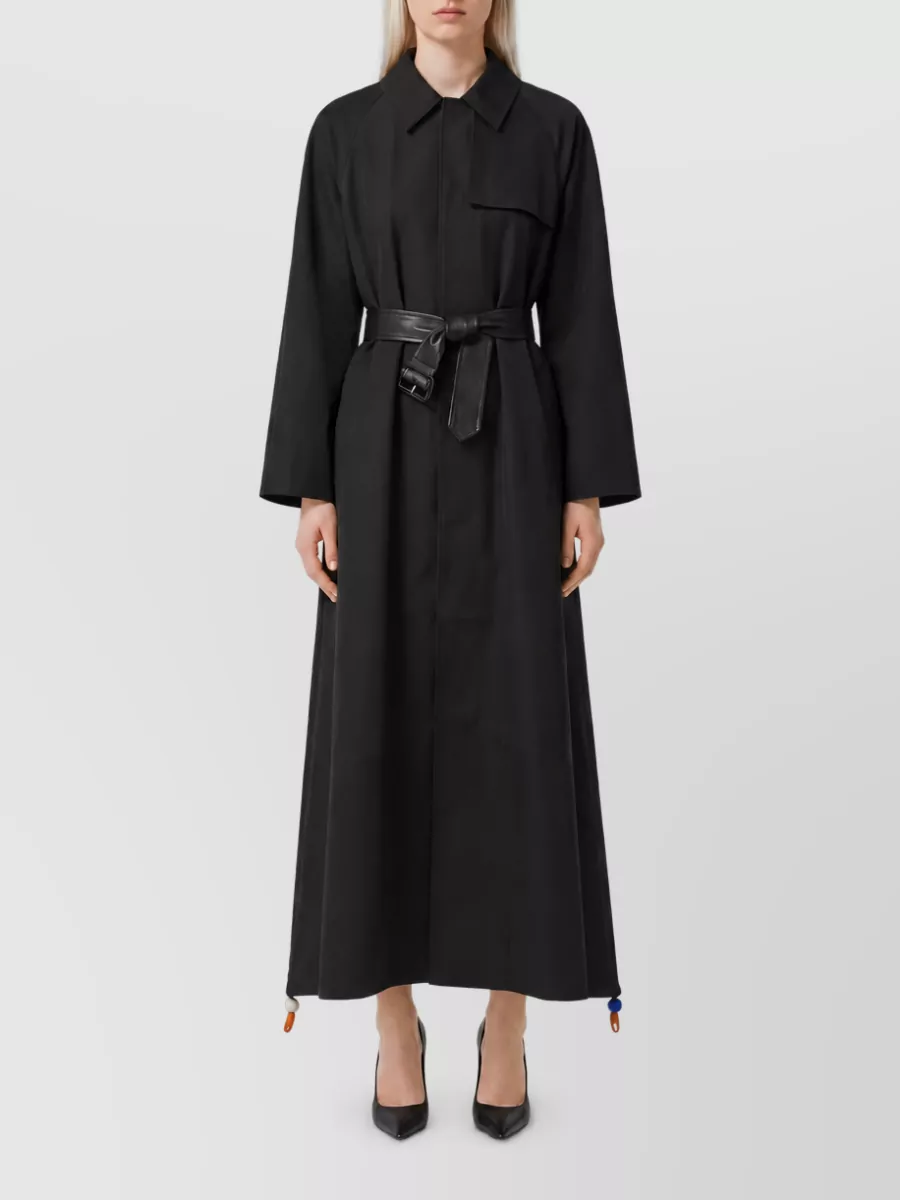 Celine Belted A-Line Trench Coat