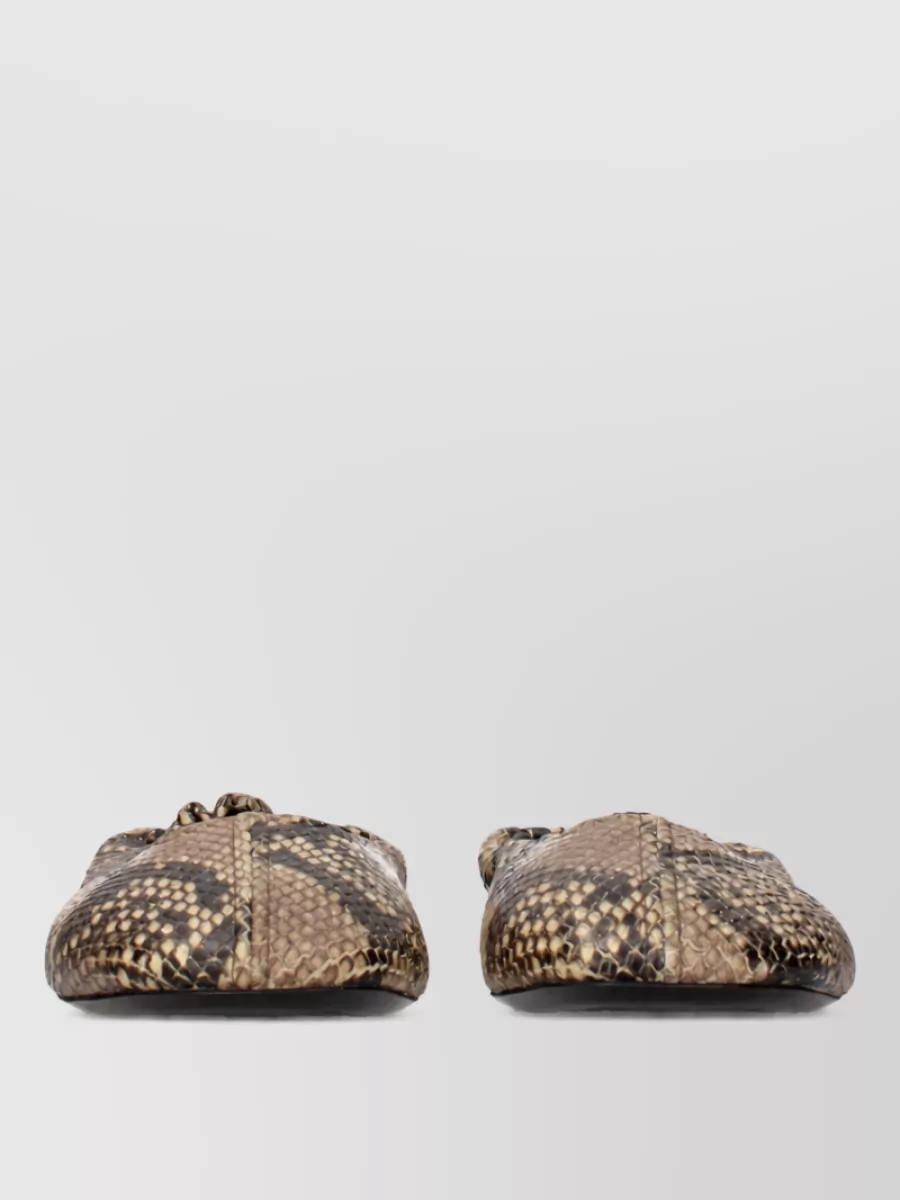 Dries Van Noten leather ballerina shoes