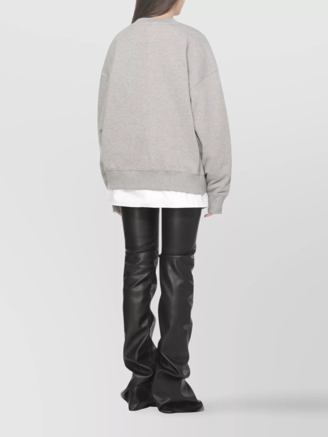 The Attico Crewneck Knitwear Ribbed Trims