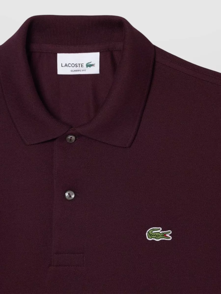 Lacoste Cotton Classic Fit Long Sleeve Polo Shirt