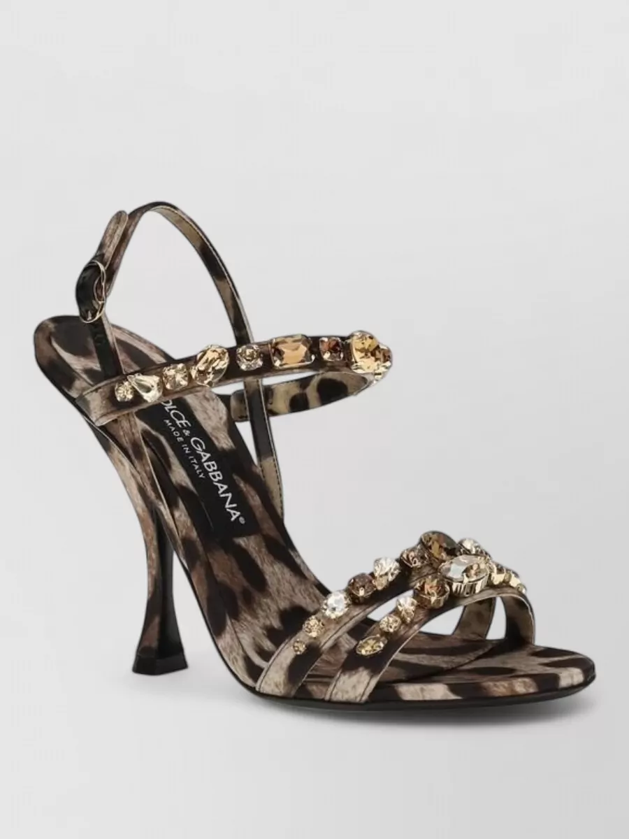 Dolce&Gabbana fabric stiletto heel sandals