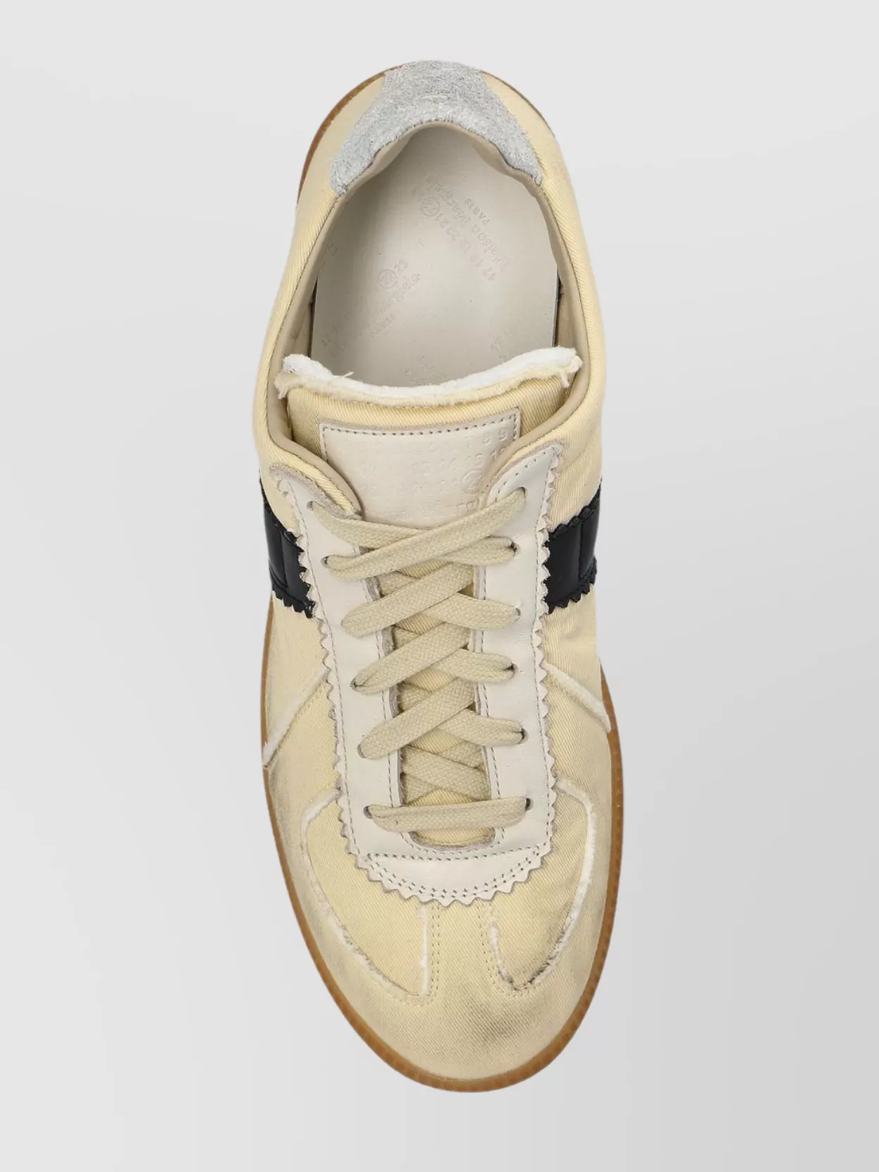 Maison Margiela Sneakers With Suede Accents And Contrast Panel