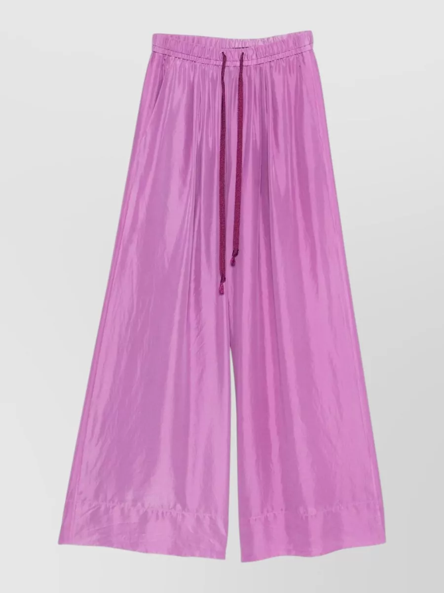 Forte Forte Silk Wide-Leg Trousers