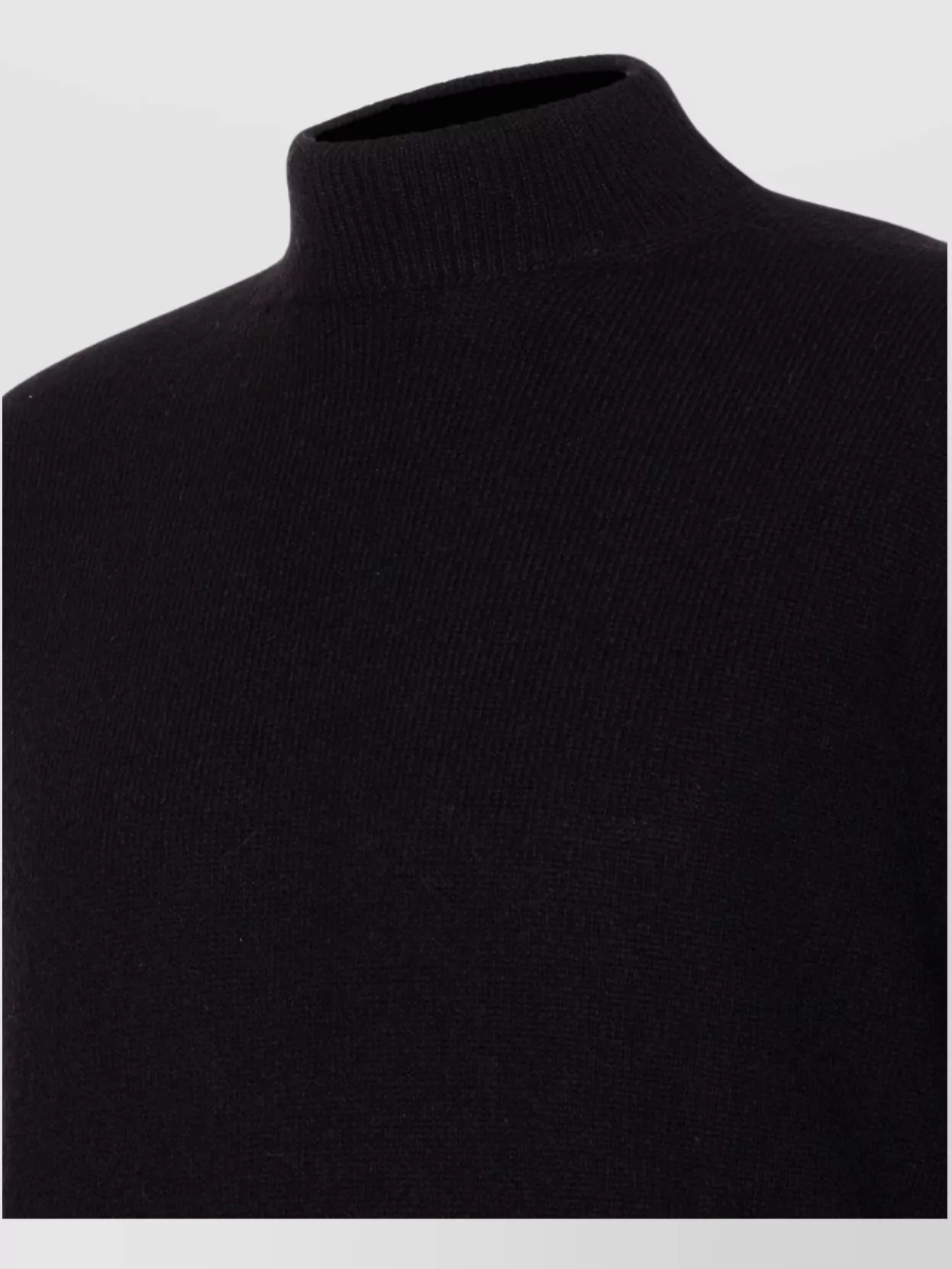 Lemaire Crewneck Mock Sweater Ribbed Cuffs