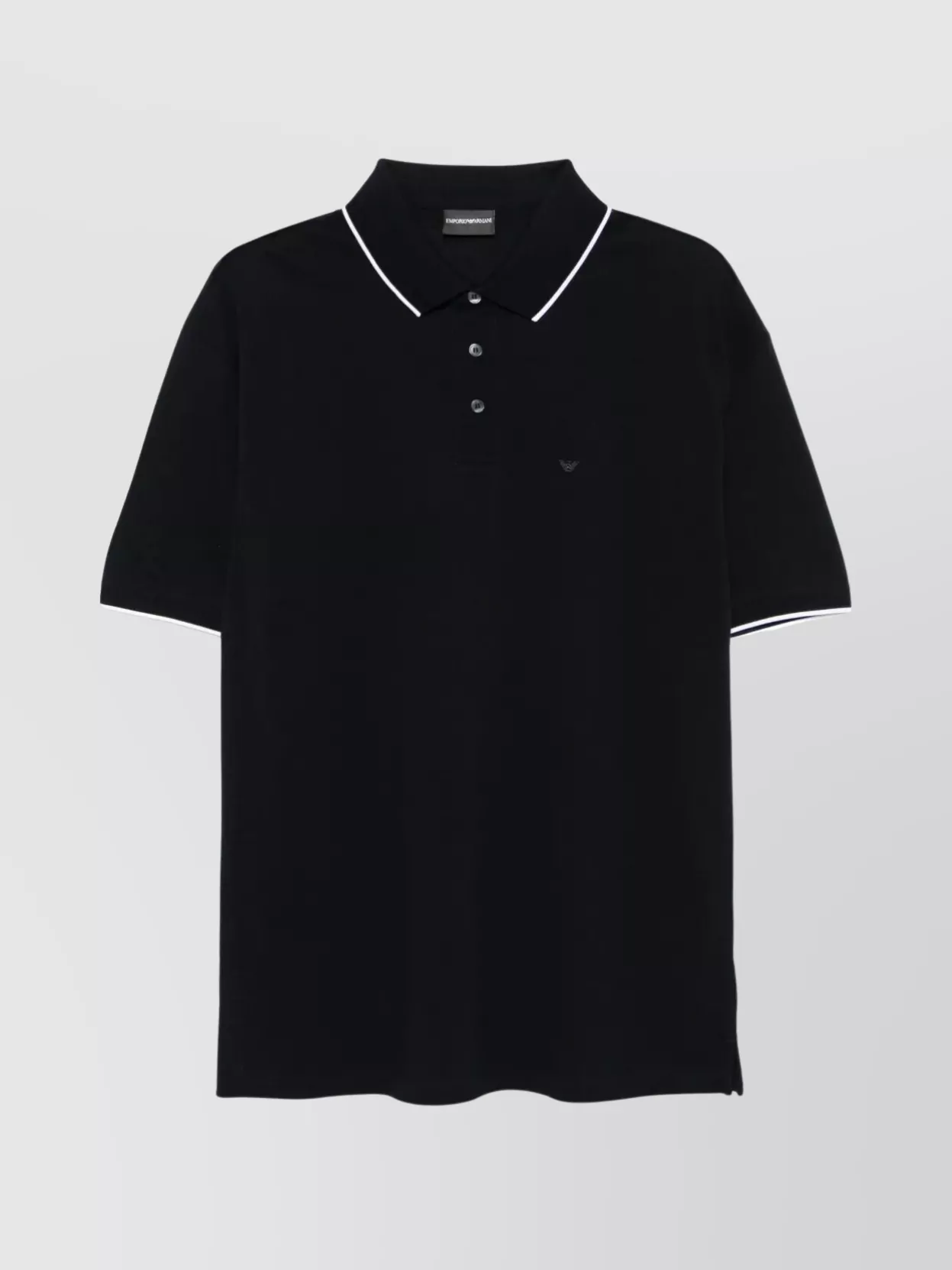 Emporio Armani Trimmed Collar Polo Shirt