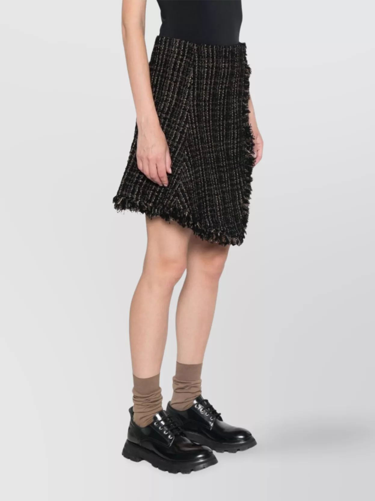 Sacai Asymmetric Mini Skirt