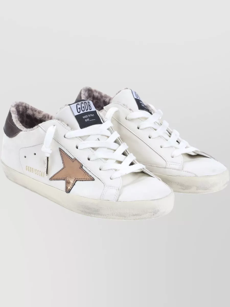 Golden Goose Leather Low-Top Sneakers