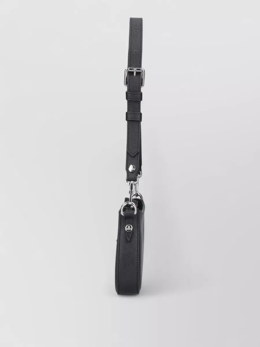 Vivienne Westwood Shoulder Bag Adjustable Strap Silver Tone Hardware