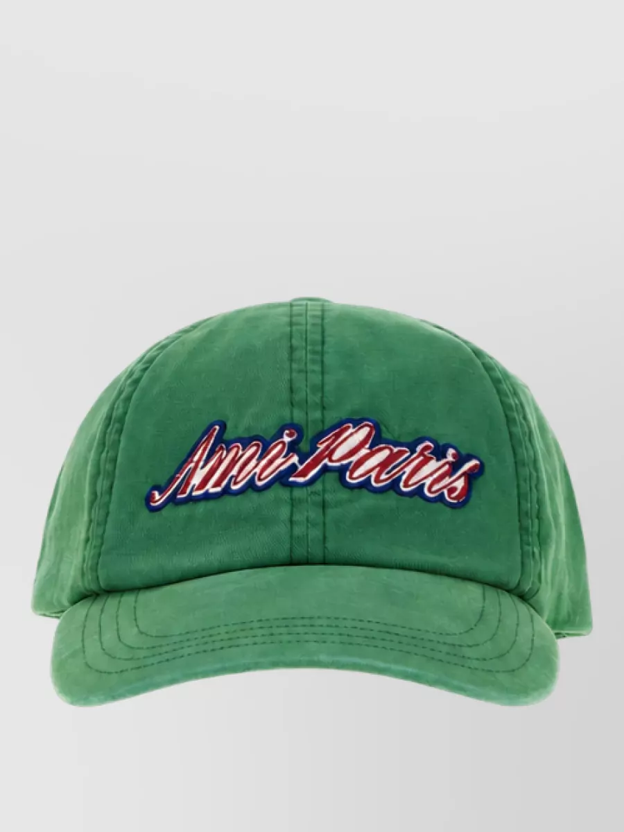 Ami Paris cotton baseball cap