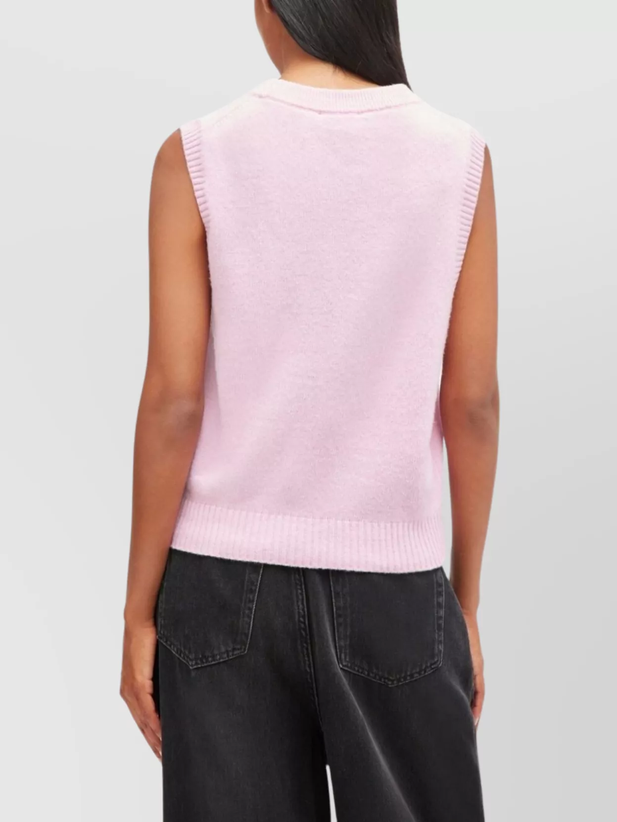 Ganni Dog Graphic Knit Vest