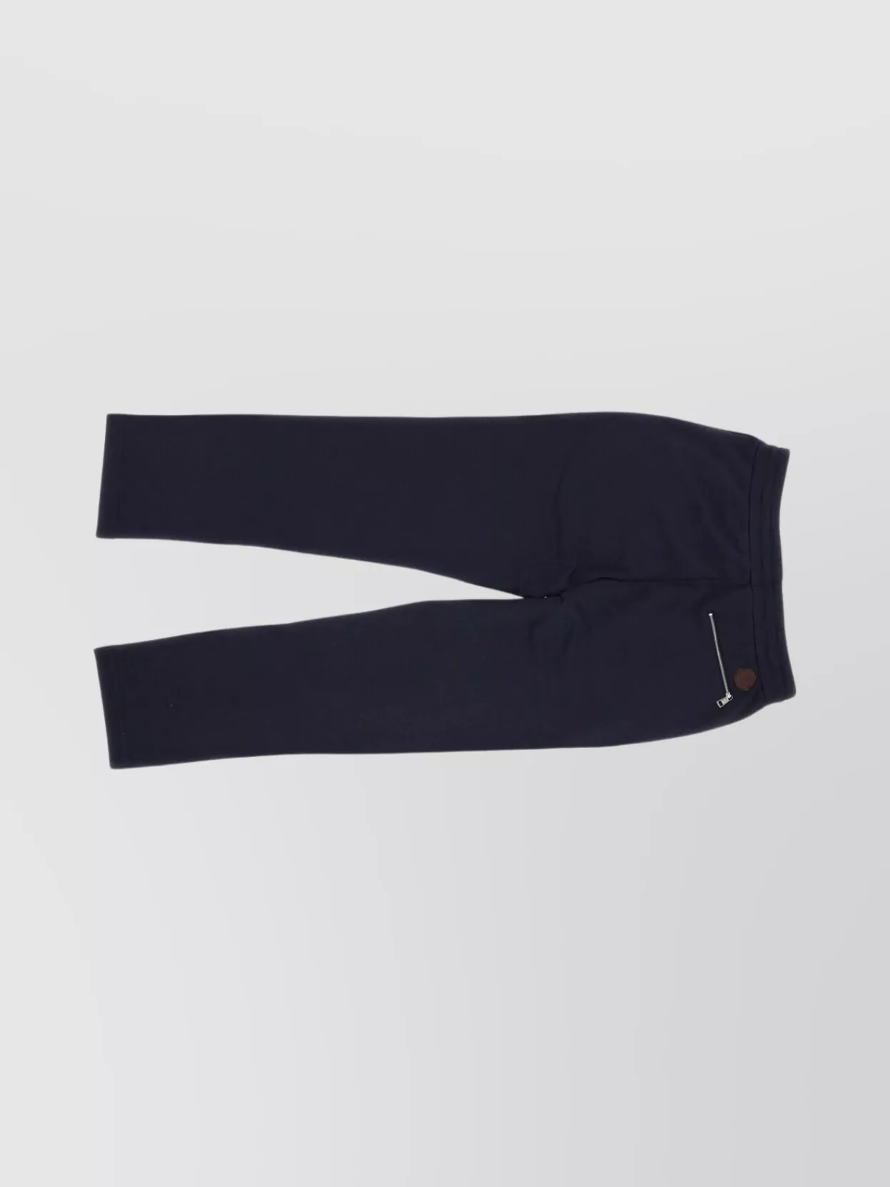 Moncler Jogging Trousers With Pockets And Button Detail In Blue