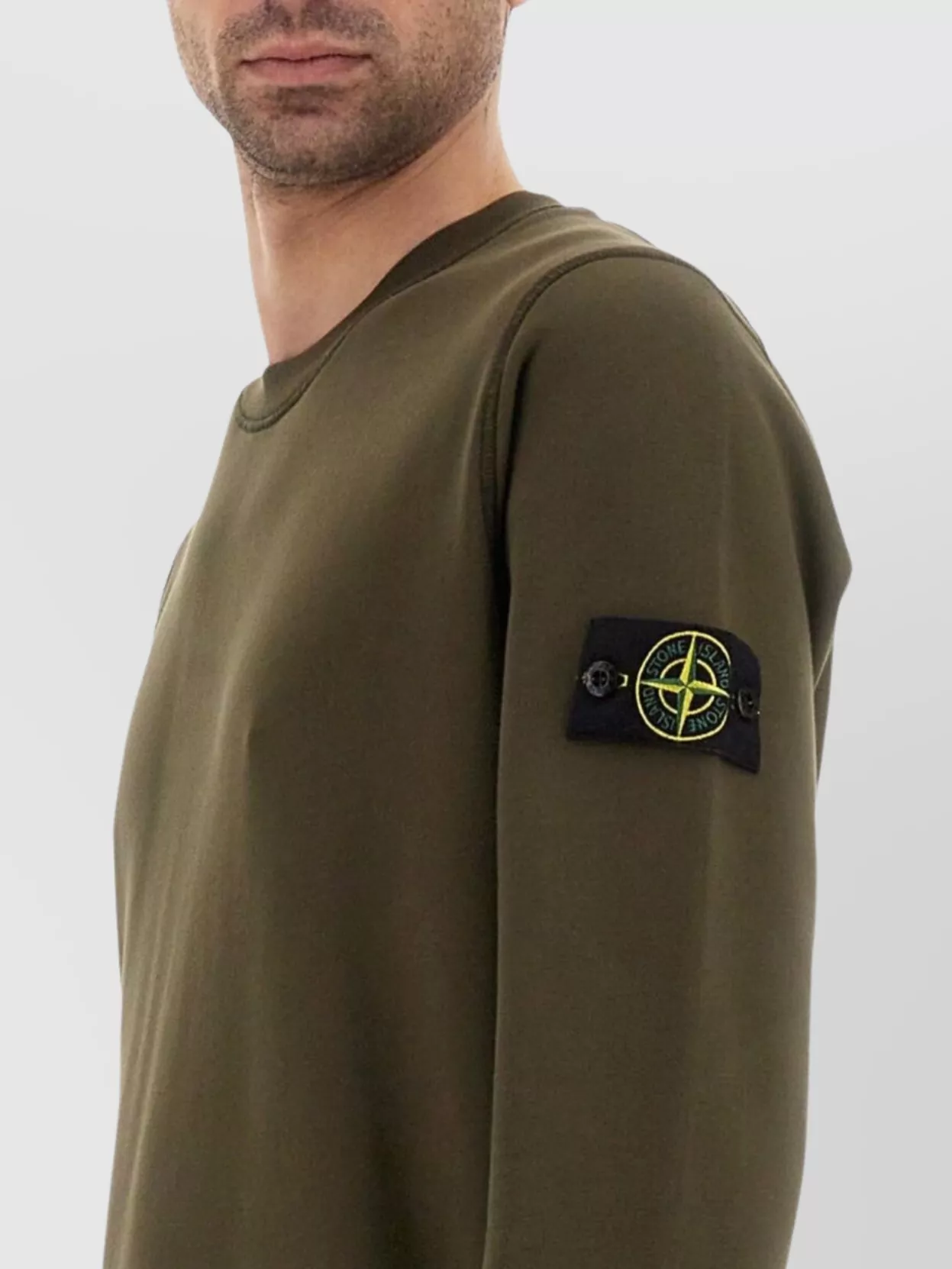 Stone Island Cotton Sweatshirt Long Sleeves