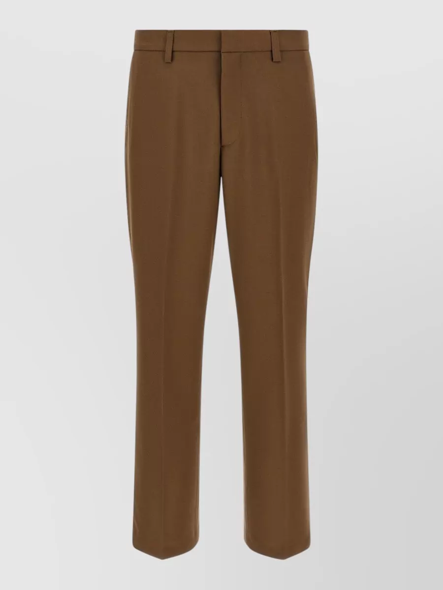 Department 5 wool blend straight-leg tailored trousers