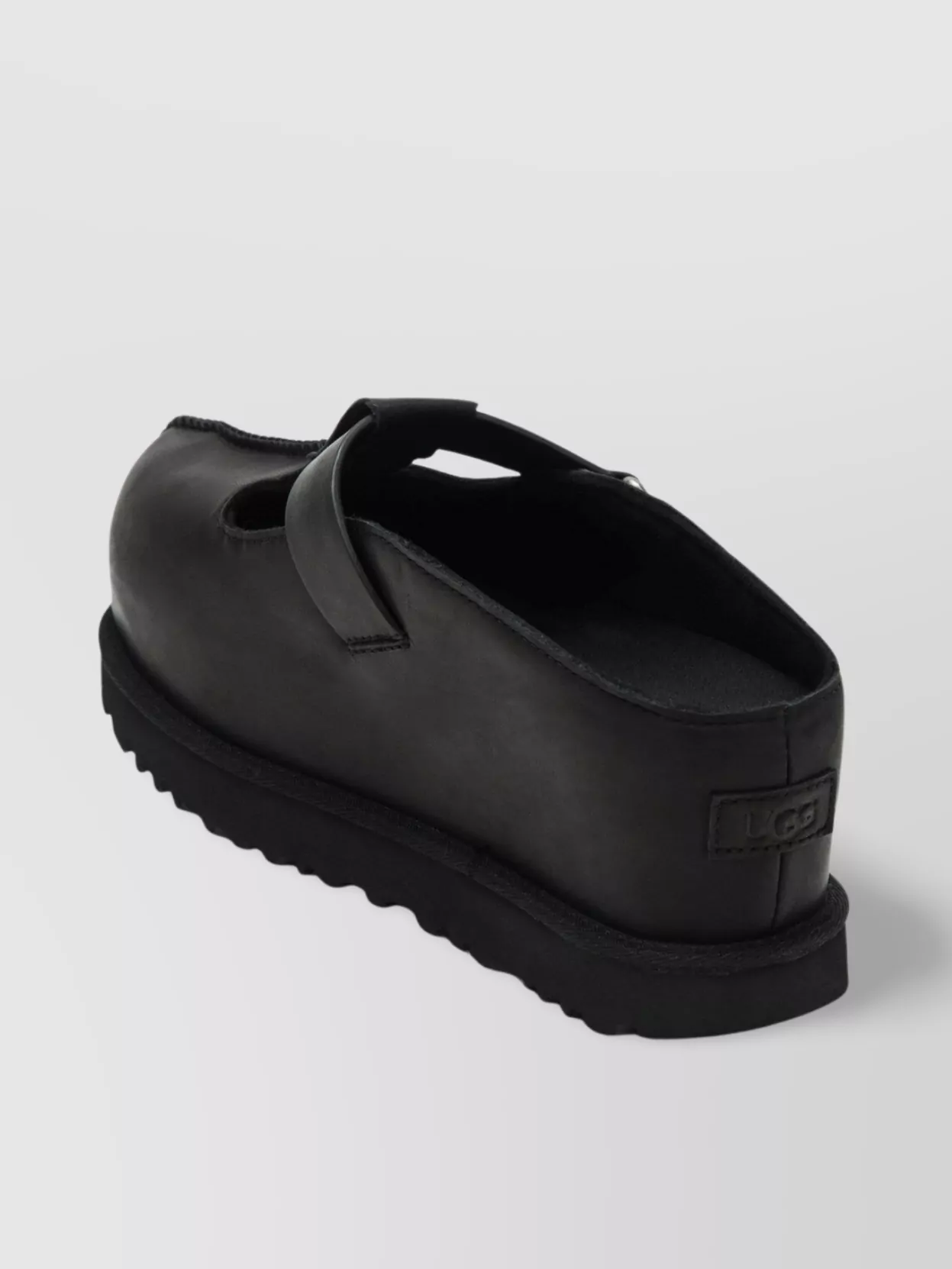 Ugg Buckle Detail Textured Sole Mules In Multi