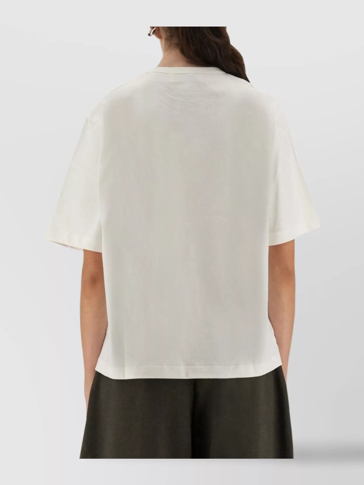 Studio Nicholson Crew Neck Plain Short Sleeve Top