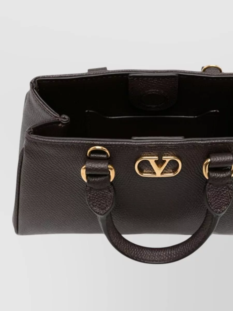 Valentino Garavani Vlogo Signature Mini Leather Shoulder Bag