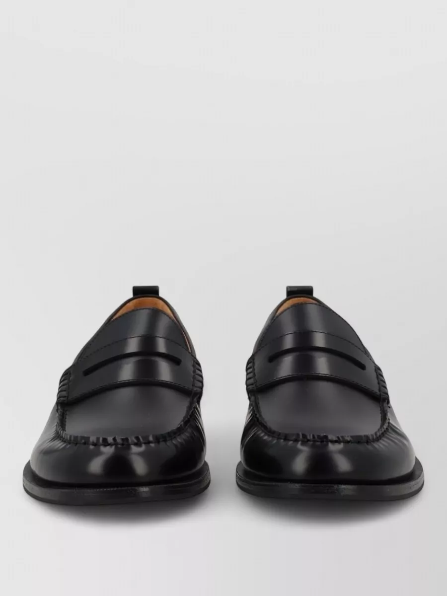 Hugo leather monk shoes