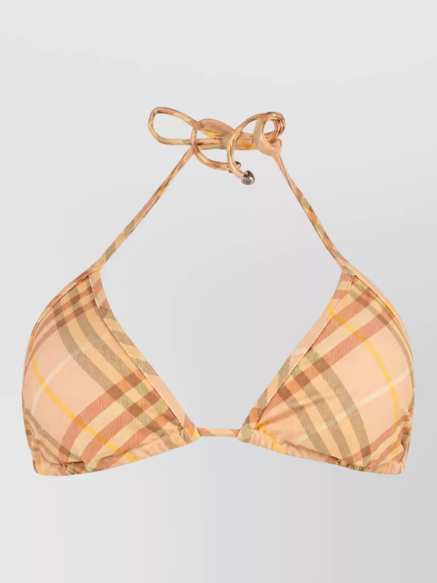 Burberry triangle bikini top