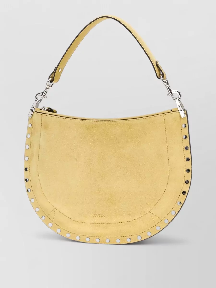 Isabel Marant oskan moon leather clutch bag