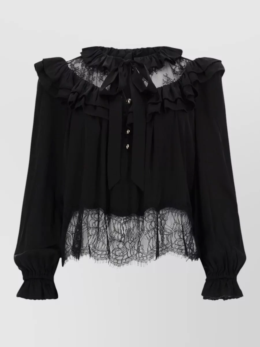 Self-Portrait relaxed-fit blouse