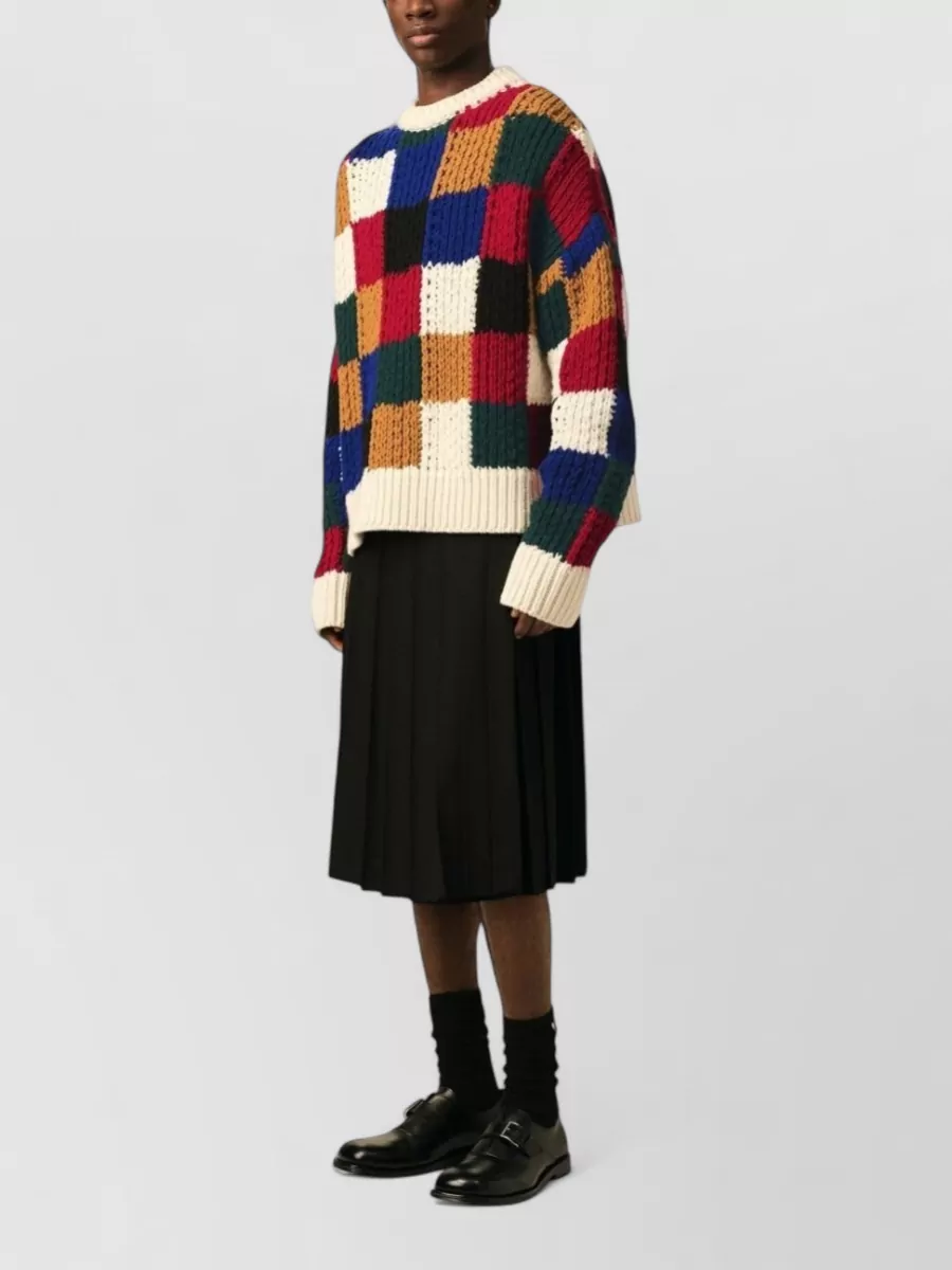 Ami Paris Wool Crewneck T-Shirt