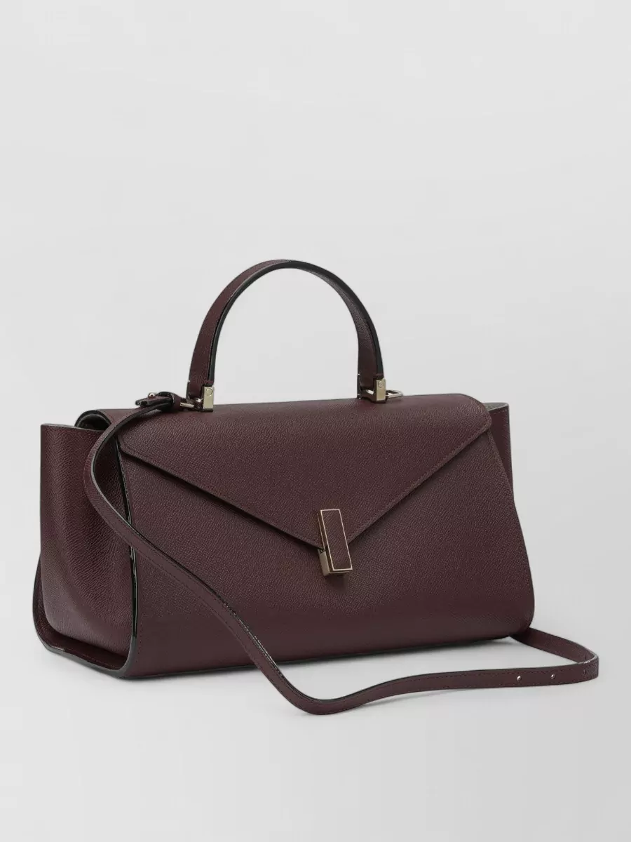 Valextra Iside Medium Leather Shoulder Bag