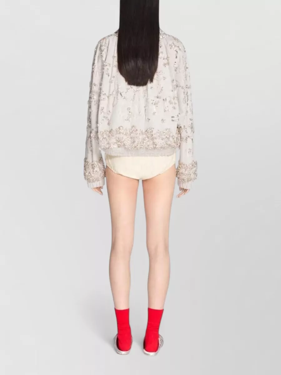 Dries Van Noten Embroidered Single-Breasted Coat