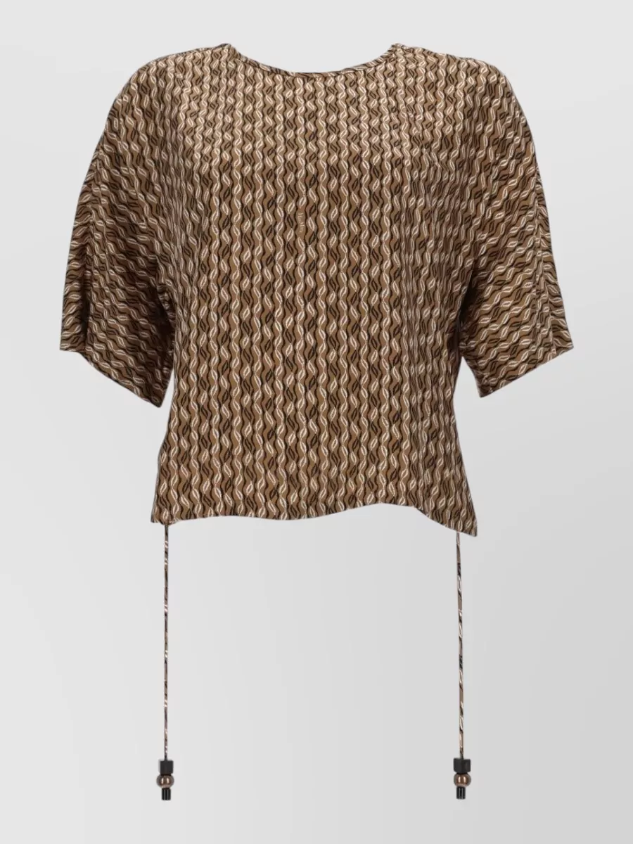 Max Mara Silk Printed Bodysuit