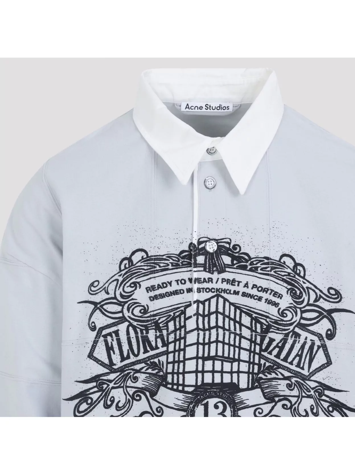 Acne Studios Long Sleeve Graphic Print T-Shirt