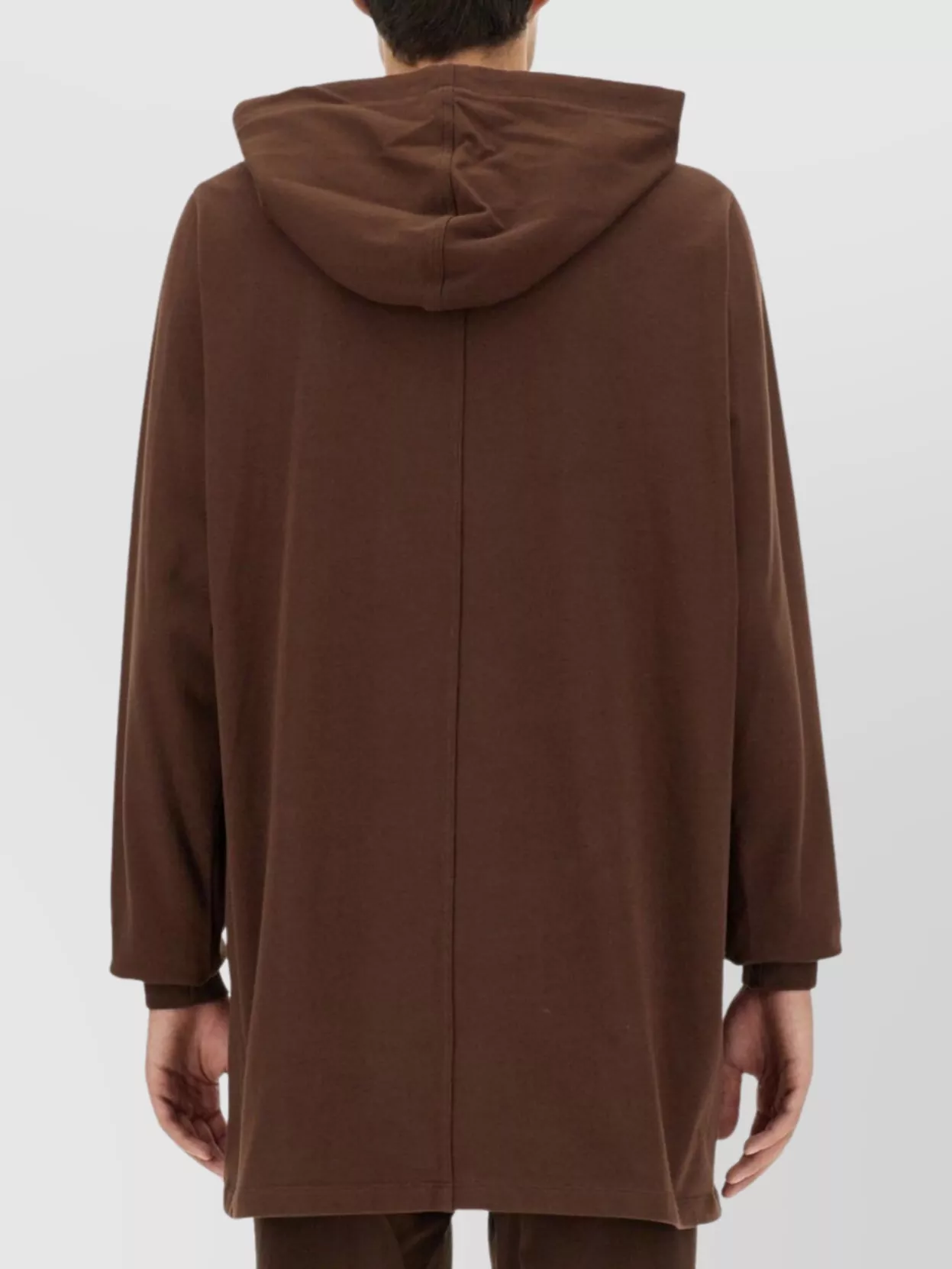 Rick Owens Hooded T-Shirt Oversized Long Sleeves